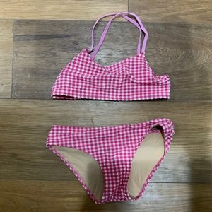 Vilbrequin Pink & White Checked Bikinis
